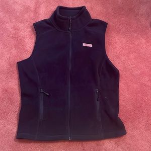Vineyard Vines Navy Blue Fleece Vest